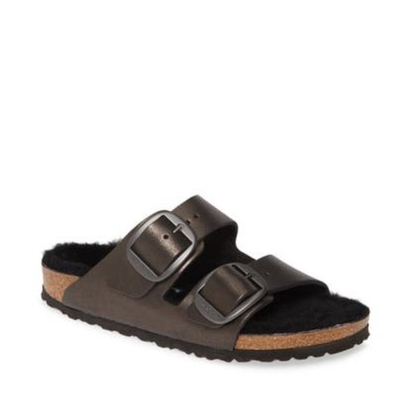 Birkenstock Shoes - Birkenstock Arizona Big Buckle Shearling Sandal